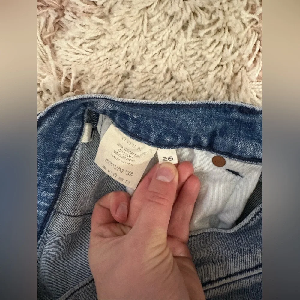 Doen Sky Blue Straight Leg Jeans - Picture 6 of 8